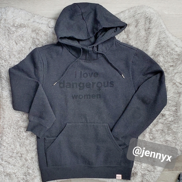 I Love Dangerous Women Unisex Hoodie Pullover - Picture 2 of 10